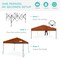 Best Choice Products 8x8ft Easy Setup Pop Up Canopy w/ 1-Button Setup, Wheeled Case, 4 Weight Bags
